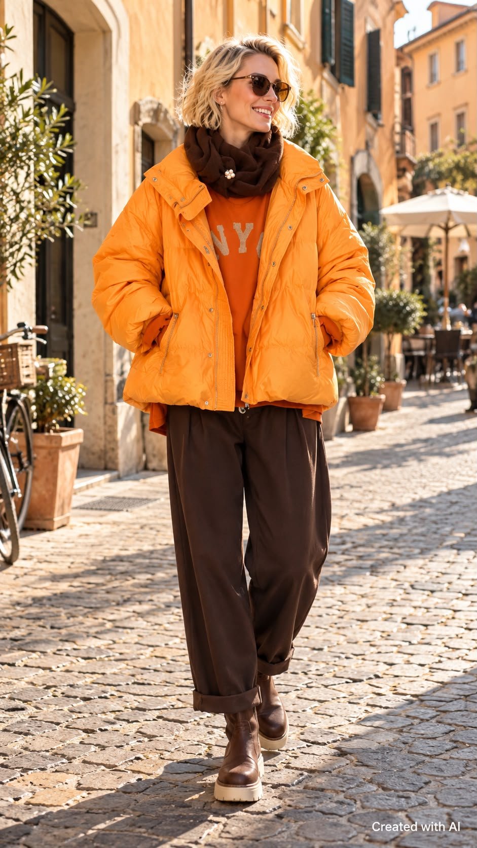 Stoffhose "Gina" 081026, Einheitsgrösse 36-44, 4 Farben